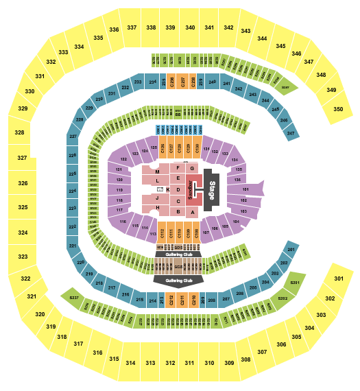 Mercedes-Benz Stadium Kenny Chesney Seating Chart